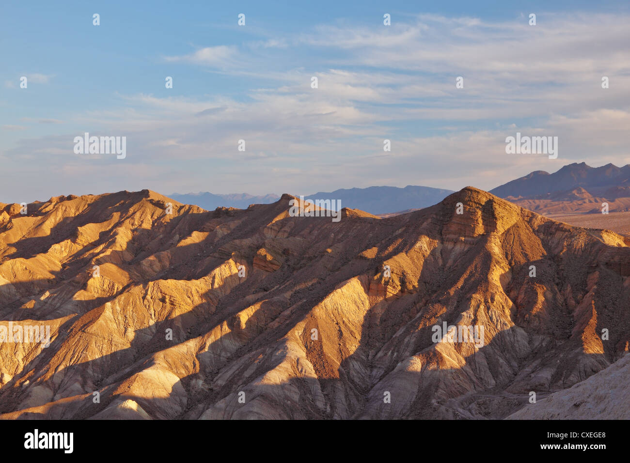 Il sito della Death Valley in California Foto Stock