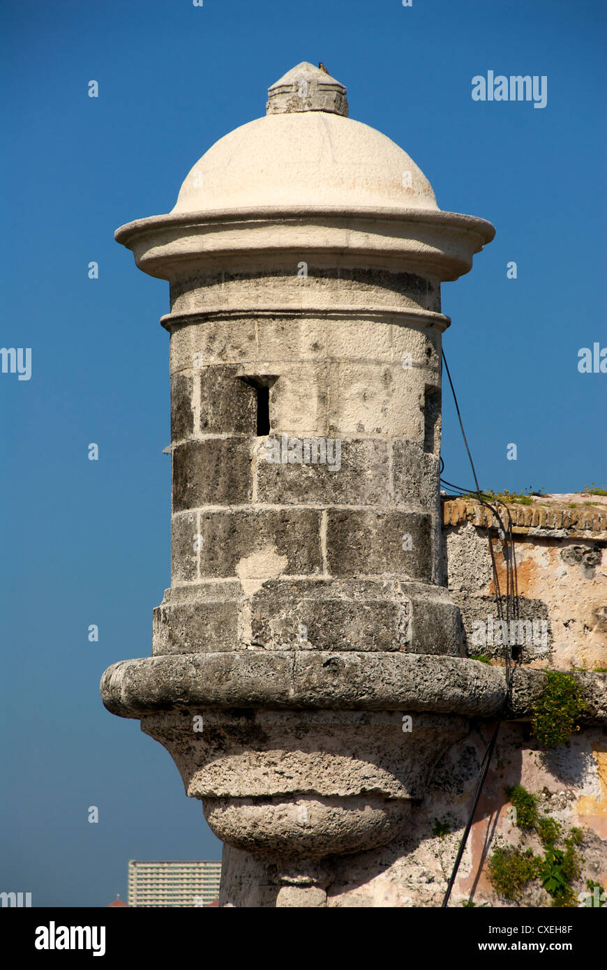 L'Avana El Morro torre di castello Foto Stock