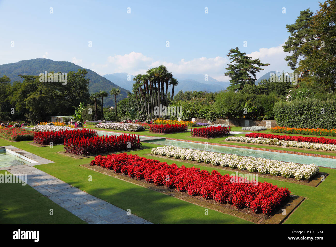 Un capolavoro di architettura di giardino Foto Stock