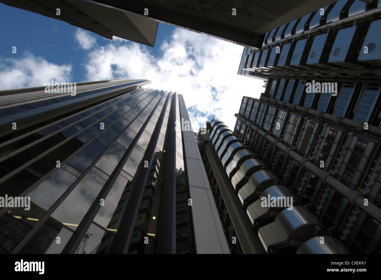 Edificio per uffici grattacielo in costruzione nel quartiere finanziario di Londra Inghilterra ARCHITETTURA DEL REGNO UNITO Foto Stock
