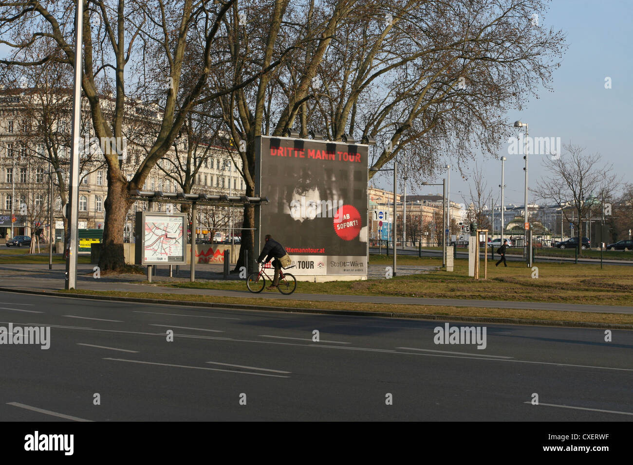 Poster per "Il Terzo Uomo " tour di Vienna in Austria, Europa UE Foto Stock