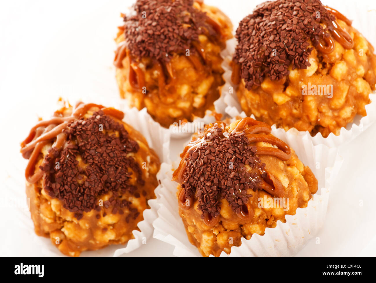 Quattro pasticcini Foto Stock