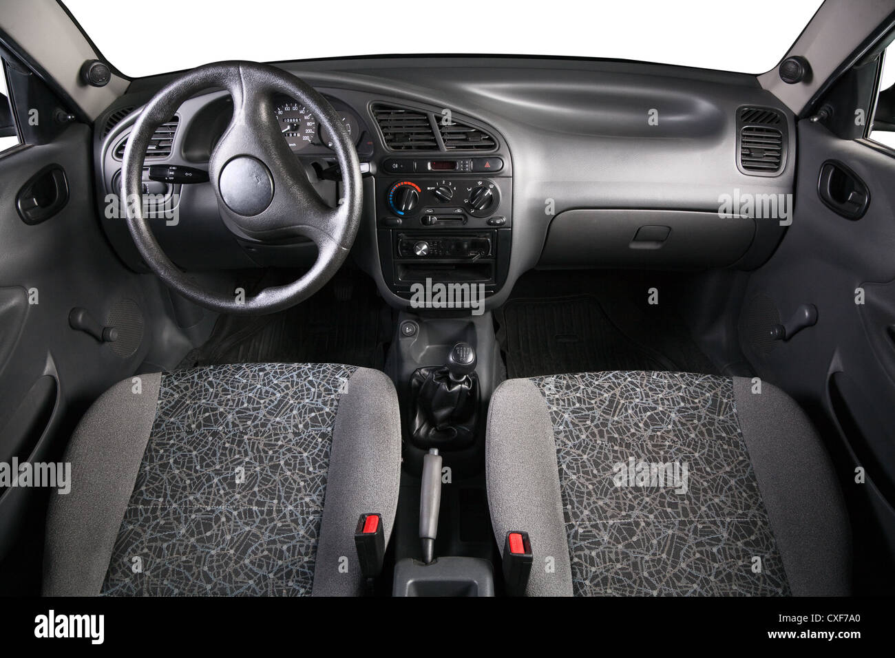 Ampio angolo di interni auto photo Foto Stock