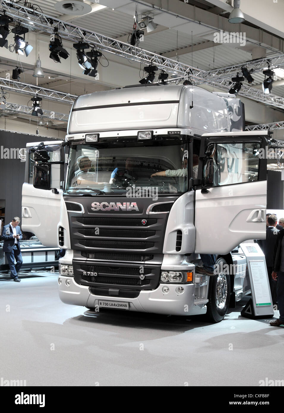 Nuovo Scania R730 Carrello all'International Motor Show per i veicoli commerciali Foto Stock