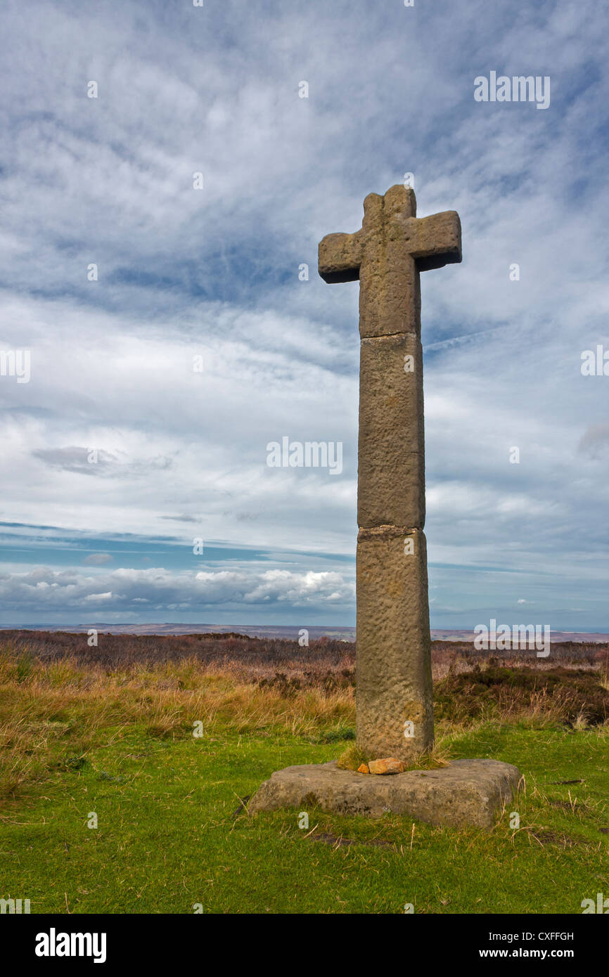 Ralph's Cross, vicino a Rosedale, North Yorkshire, Inghilterra, Regno Unito. Foto Stock