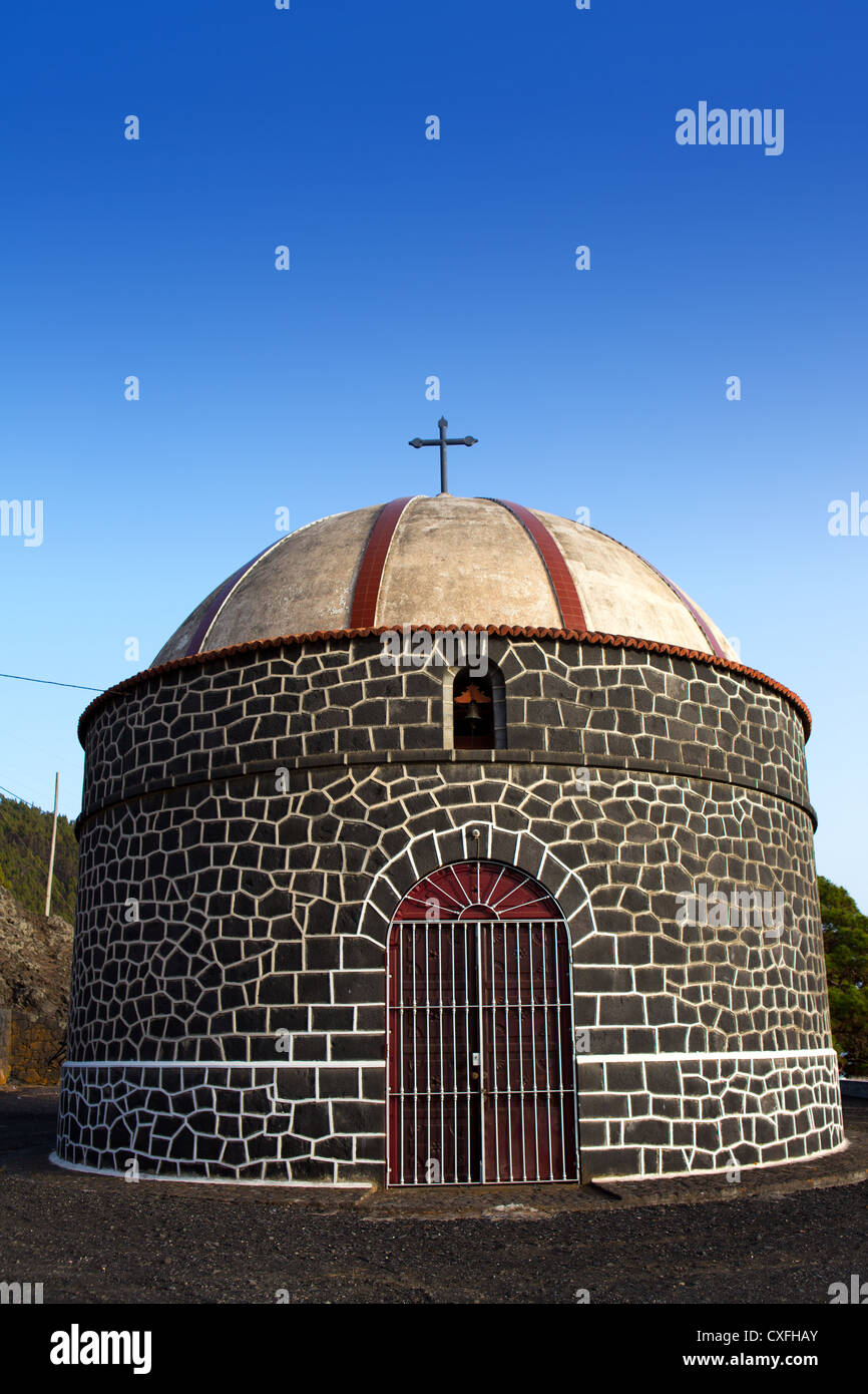 Ermita santa Cecilia Fuencaliente chiesa in La Palma Isole Canarie Foto Stock