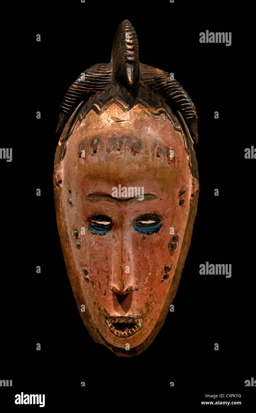 Maschera XIX-XX secolo la Costa d'Avorio Guro popoli Africa Foto Stock