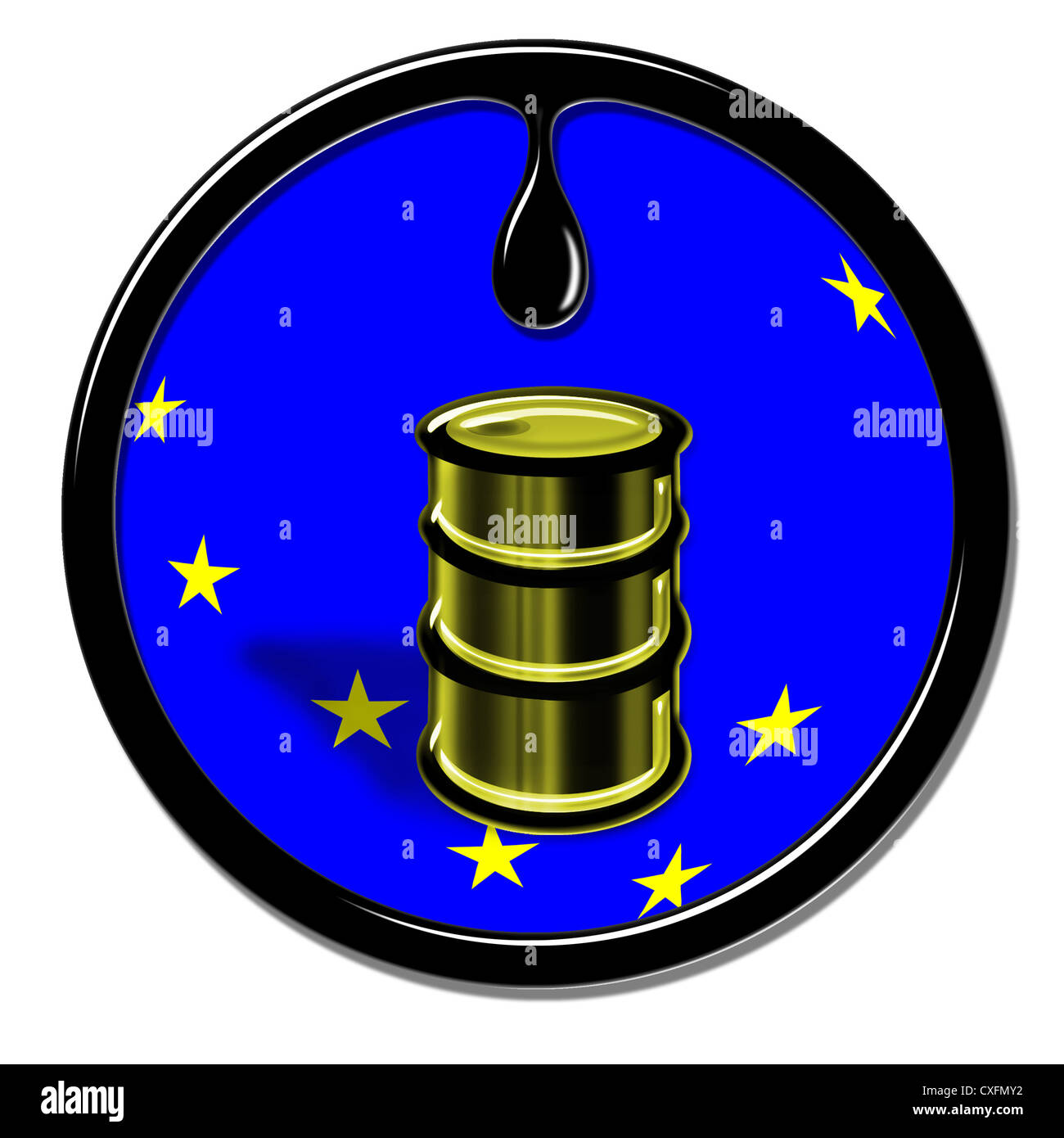 Alaskan la produzione dell'olio. Foto Stock