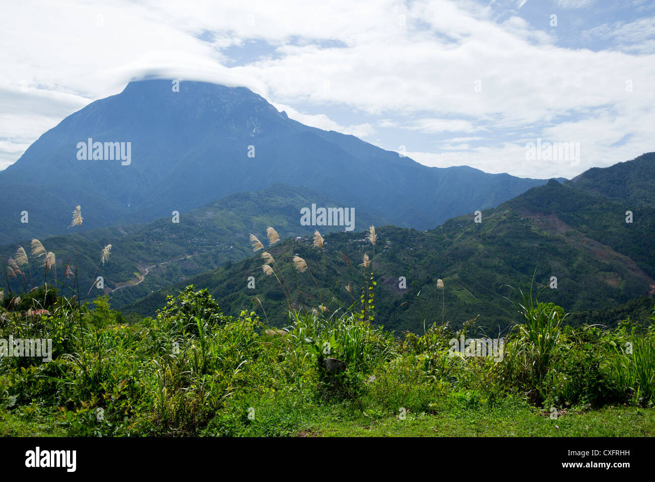 Mt. Kinabalu in Sabah, Borneo Foto Stock