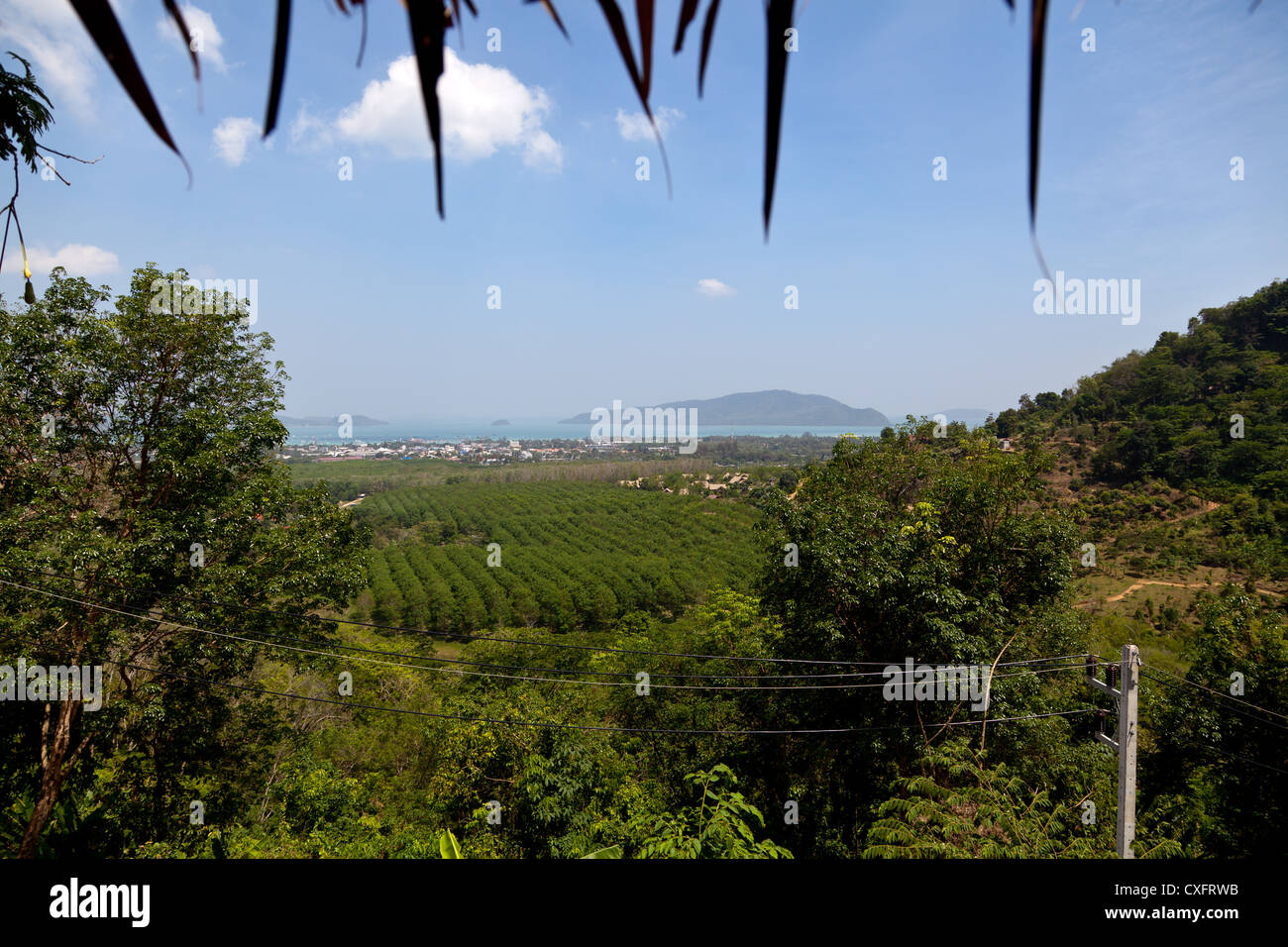 Vista sul paesaggio di Phuket Foto Stock