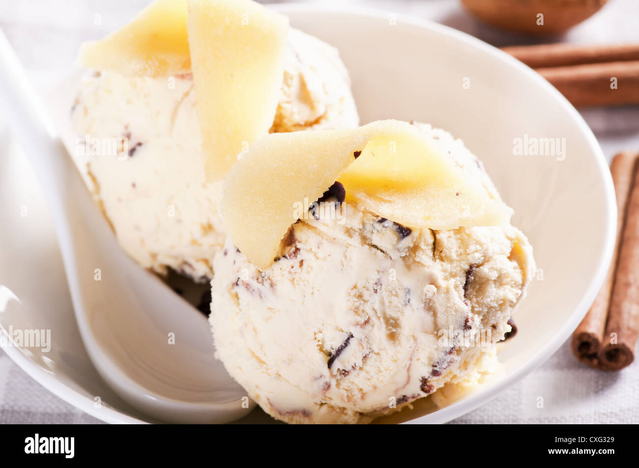 Il marzapane gelato Foto Stock