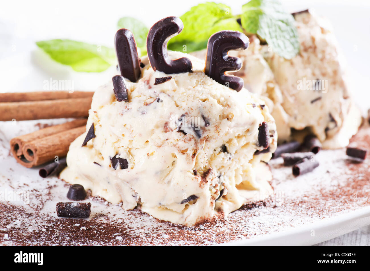 gelato Foto Stock