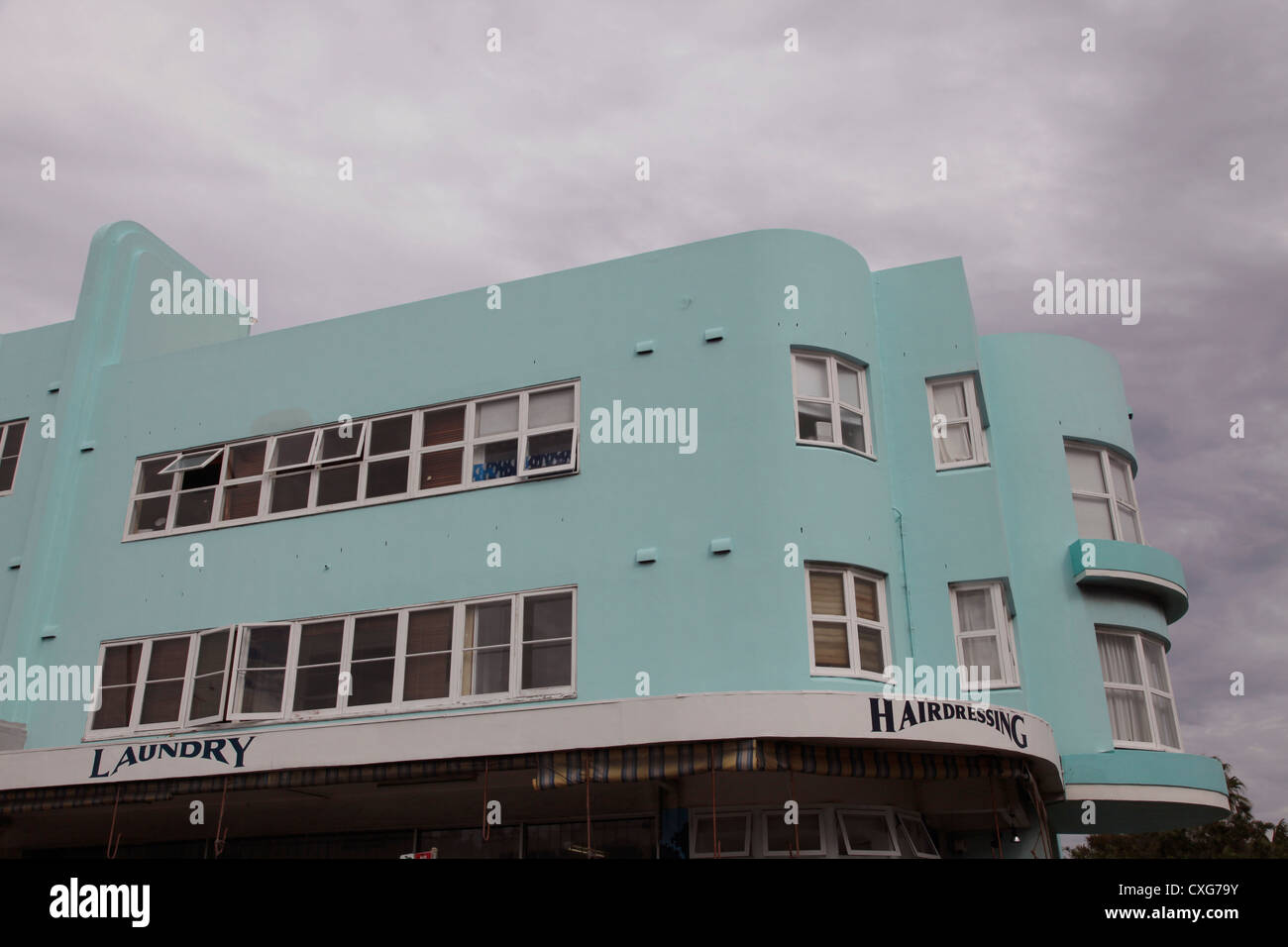 Edifici in stile Liberty a Bondi Beach, Sydney, Australia Foto Stock