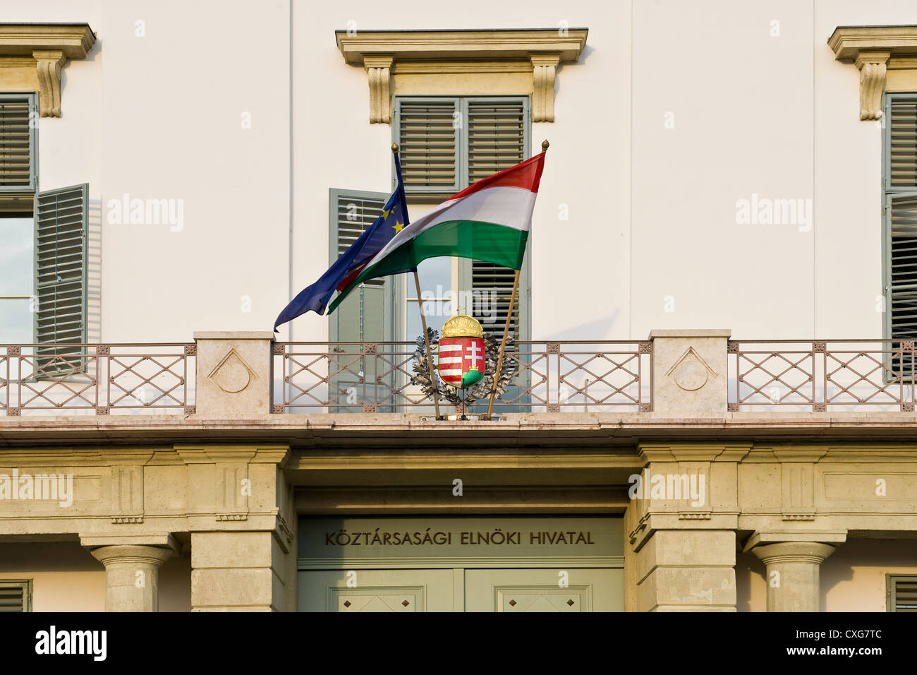 Ungheria, Budapest, Castle Hill District, Presidente della residenza Foto Stock