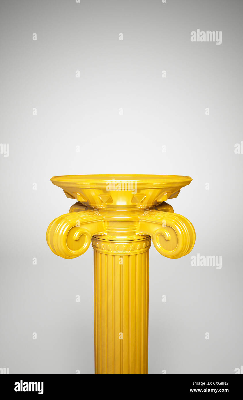 colonna d'oro Foto Stock