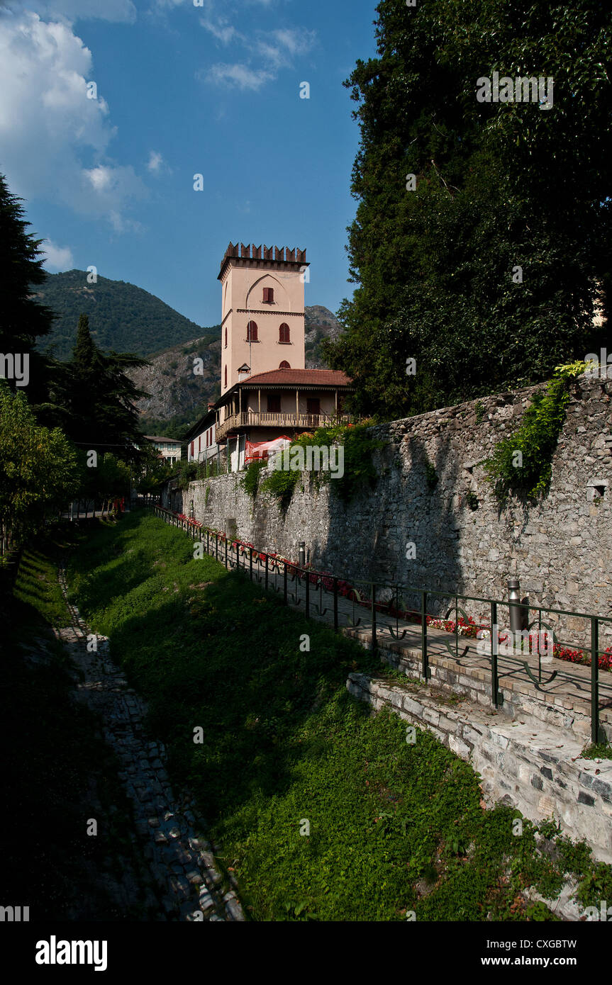 Villa vicino a Tremezzo Lago di Como Italia Foto Stock
