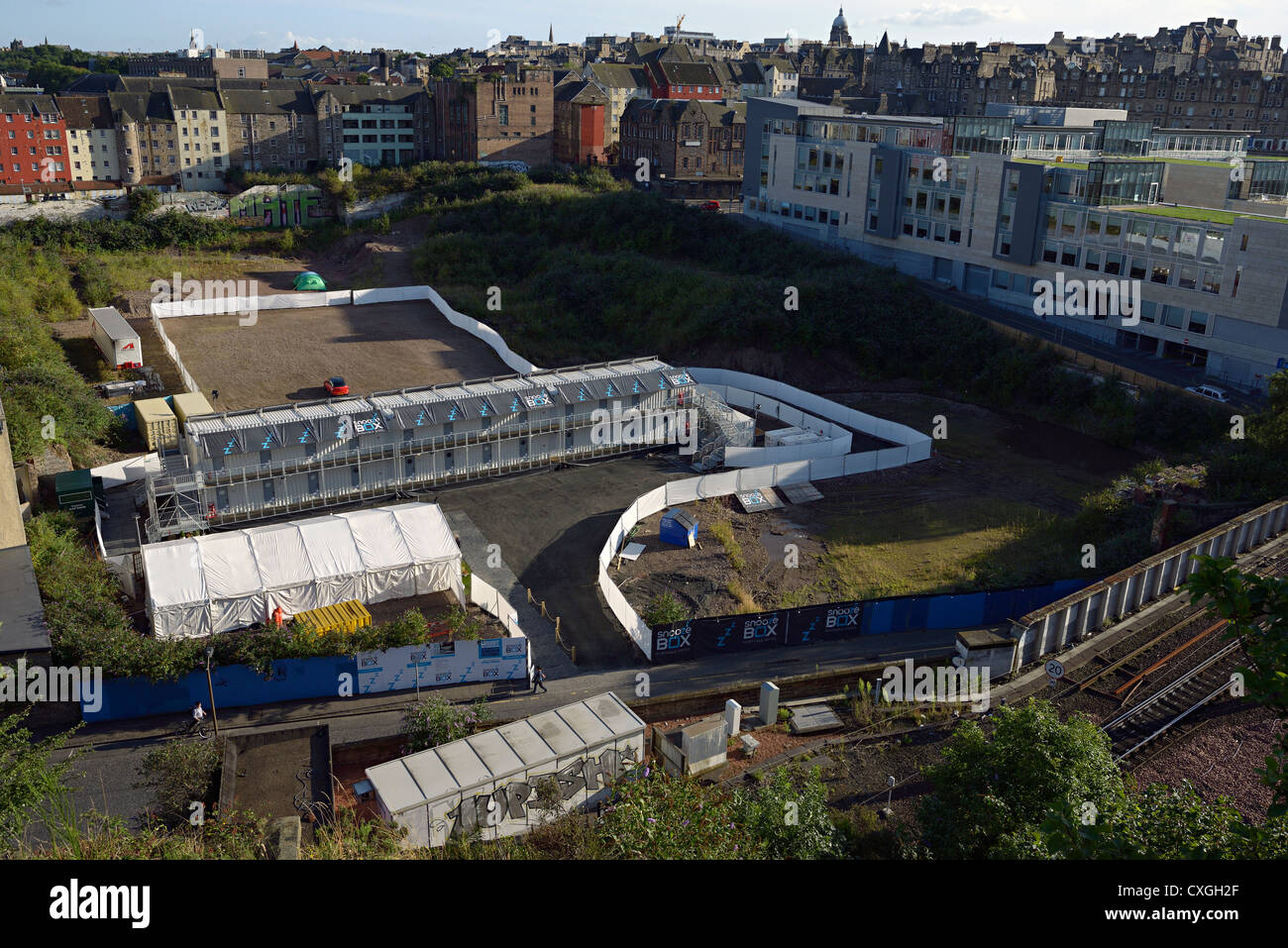 Caltongate Edimburgo in Scozia Foto Stock