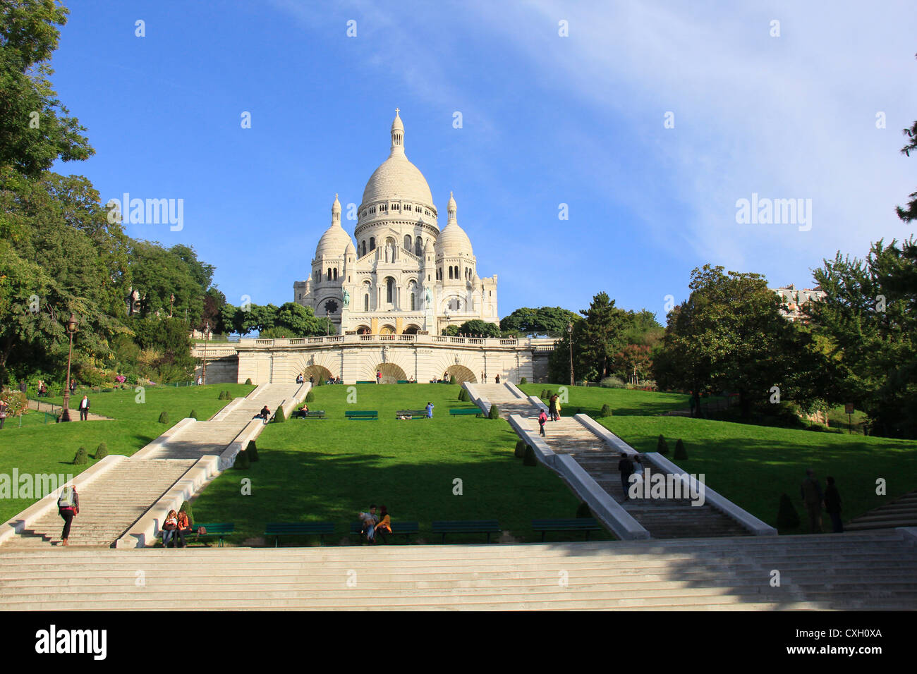 Il Sacre Coeur, Parigi Foto Stock