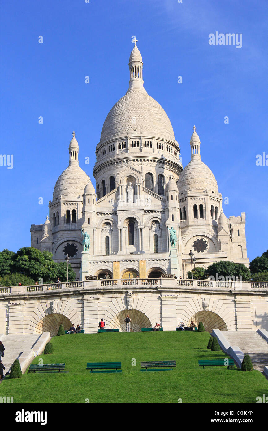 Il Sacre Coeur, Parigi Foto Stock