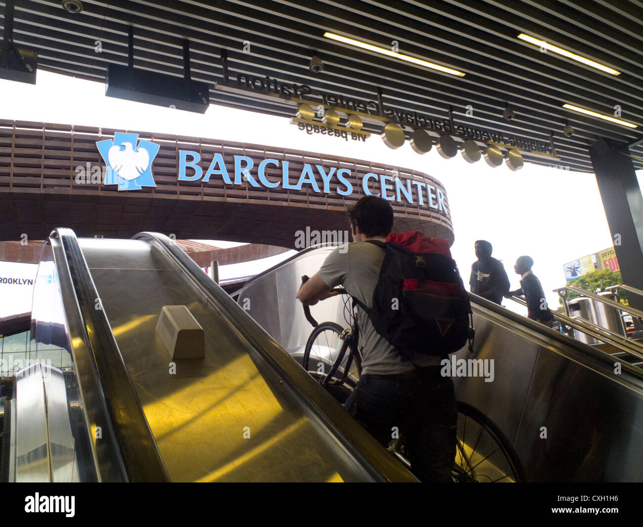 Barclays Center in downtown Brooklyn NY Foto Stock