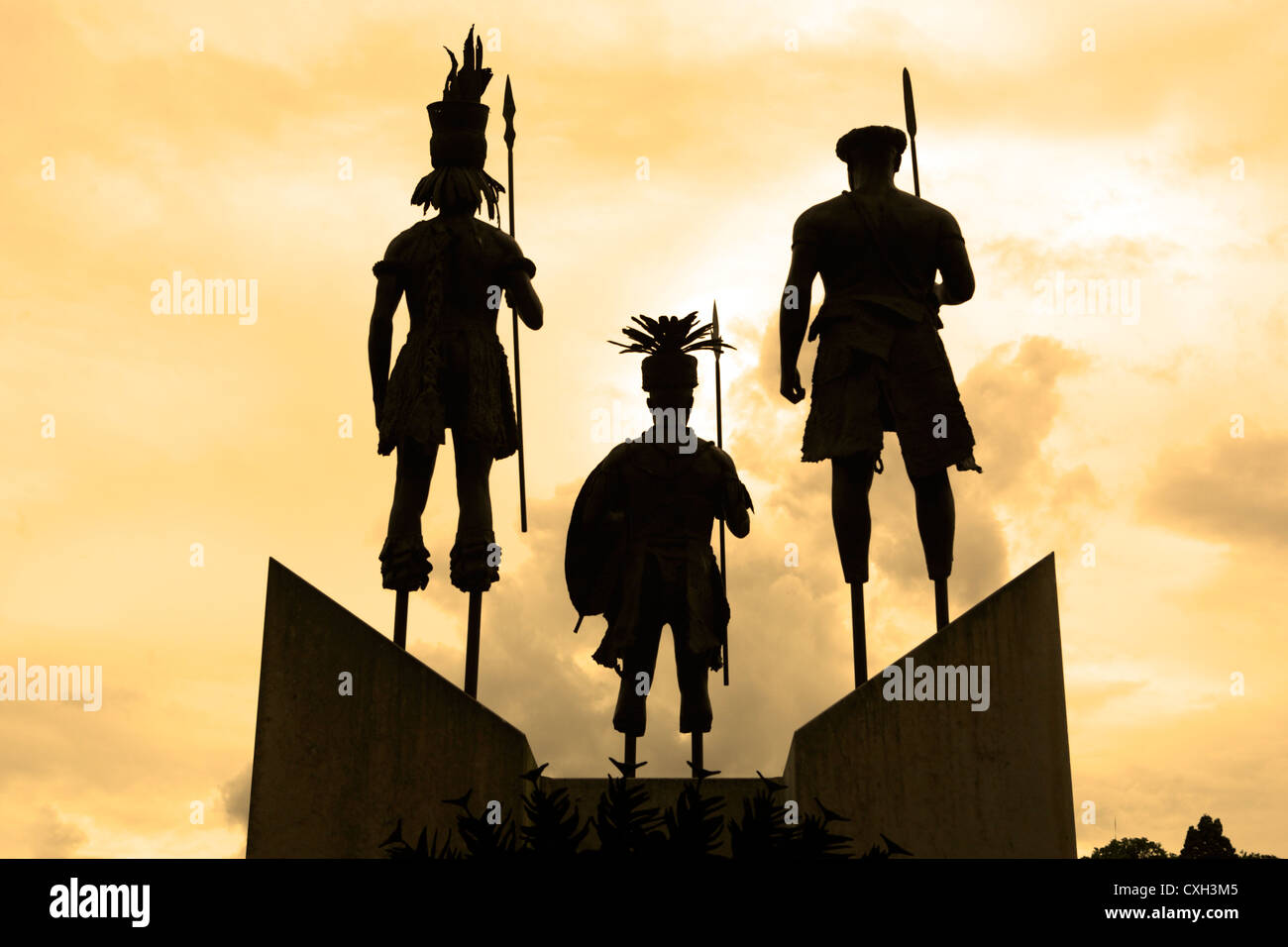 Monumento nel museo dell Africa Centrale, Tervuren, Belgio Foto Stock