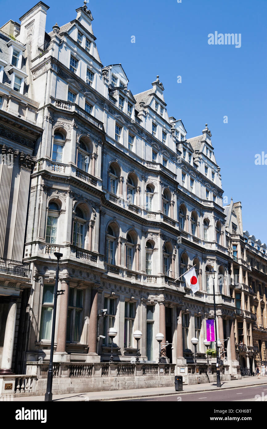 Inghilterra, Londra, Piccadilly, Ambasciata giapponese edificio Foto Stock