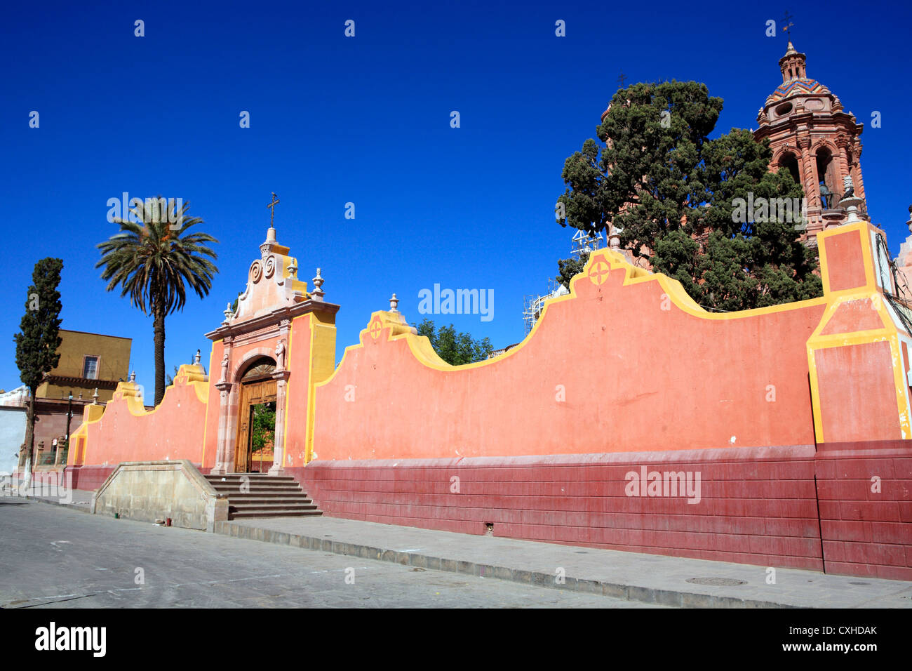 Guadalupe convento e chiesa (XVIII secolo), Zacatecas, Zacatecas, Messico Foto Stock