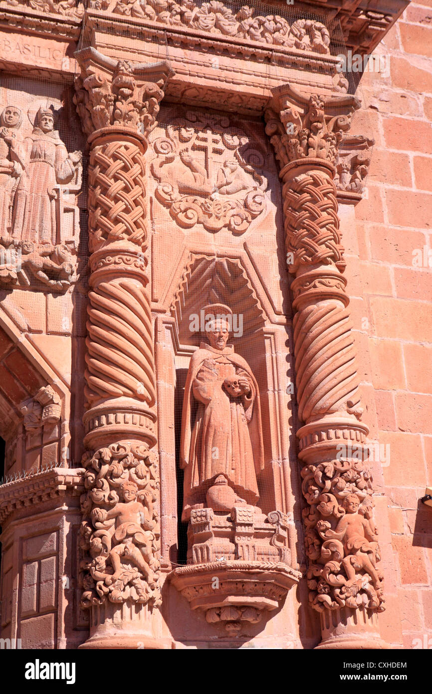 Guadalupe convento e chiesa (XVIII secolo), Zacatecas, Zacatecas, Messico Foto Stock