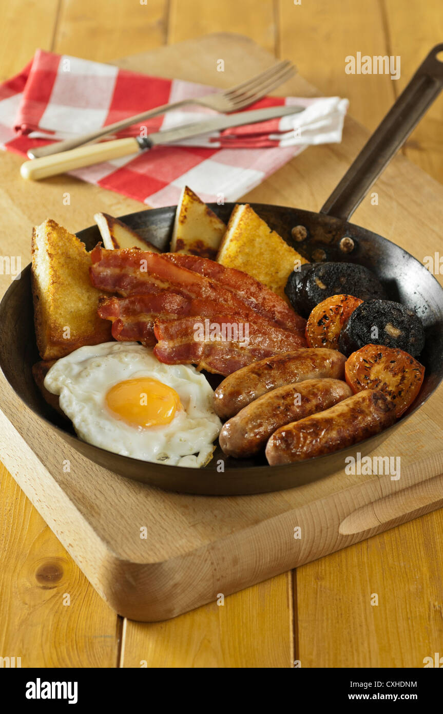 Ulster Fry prima colazione irlandese Foto Stock