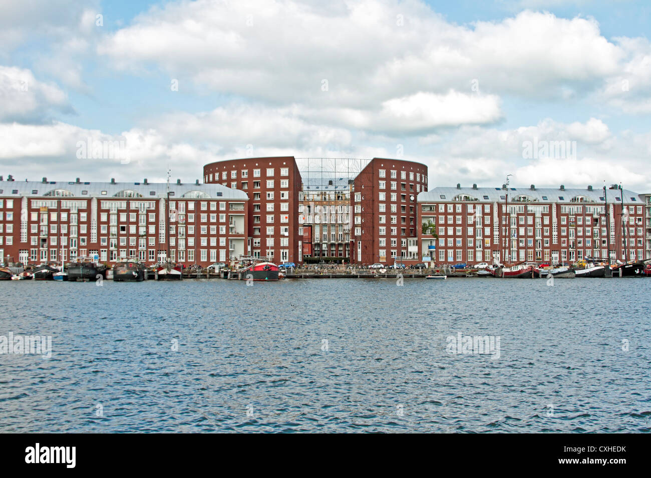 Moderno edificio di Amsterdam Paesi Bassi Foto Stock