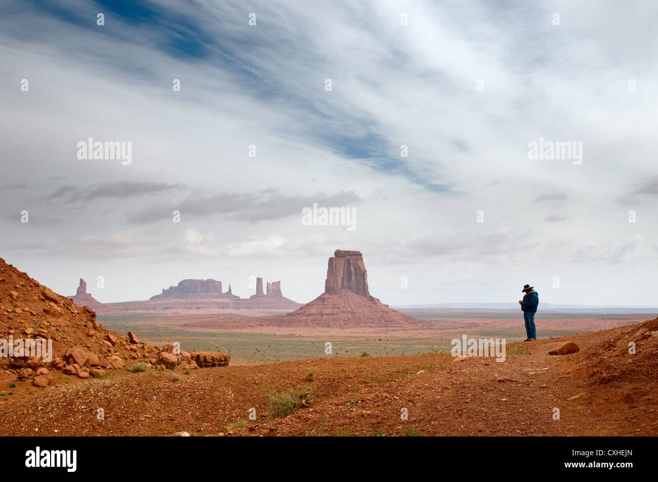 Il Monument Valley, Utah, Stati Uniti d'America Foto Stock