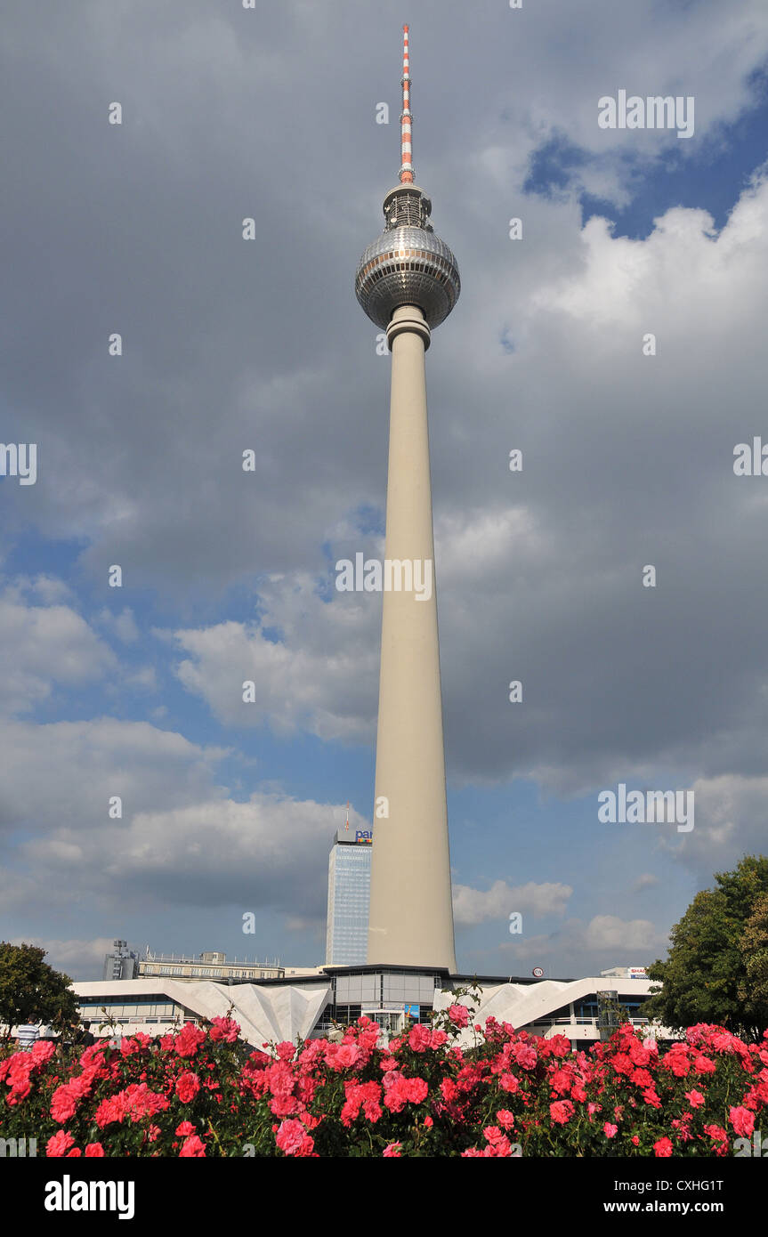 La torre della televisione Berlino Germania Foto Stock