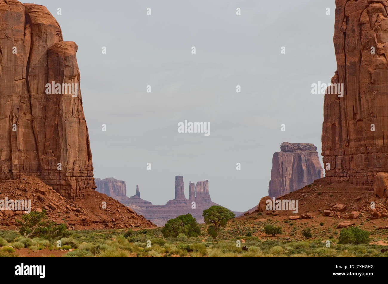 Il Monument Valley, Utah, Stati Uniti d'America Foto Stock