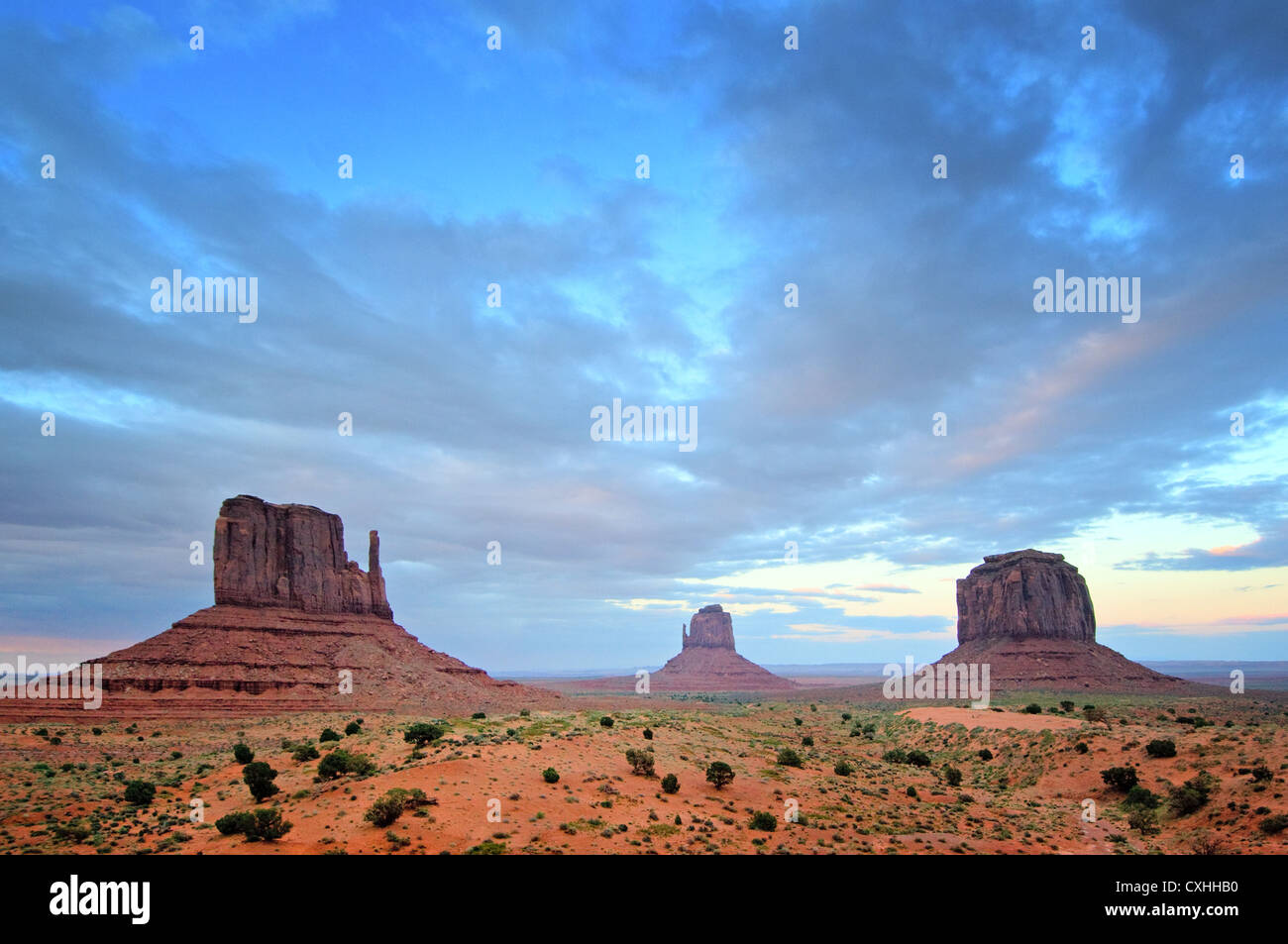 Il Monument Valley, Utah, Stati Uniti d'America Foto Stock