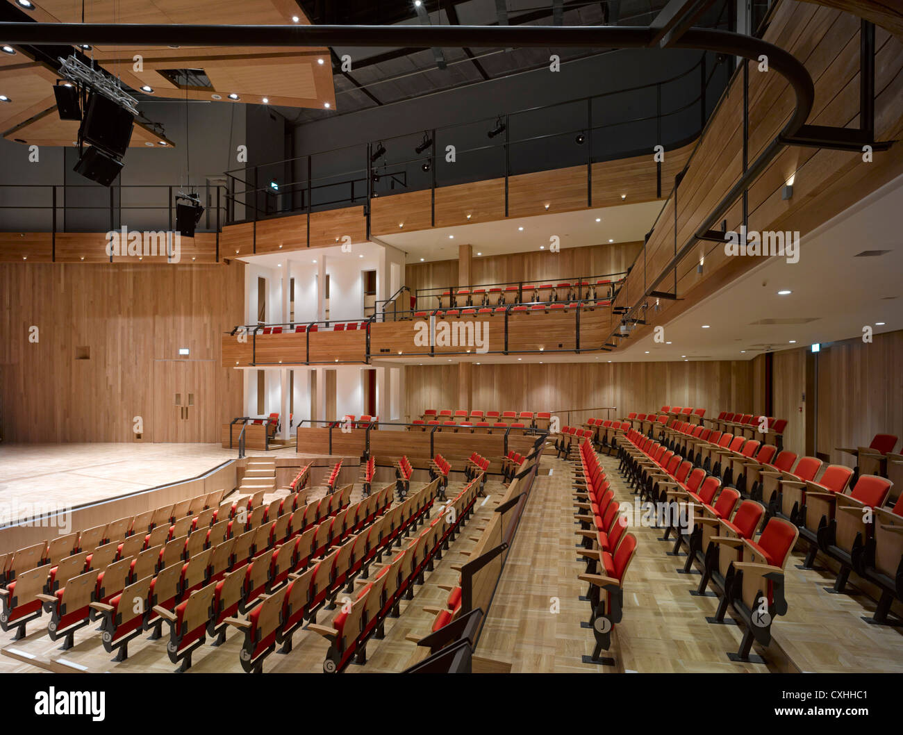 Bramall musica edificio, Università di Birmingham, Birmingham, Regno Unito. Architetto: Glenn Howells Architects, 2012. Foto Stock