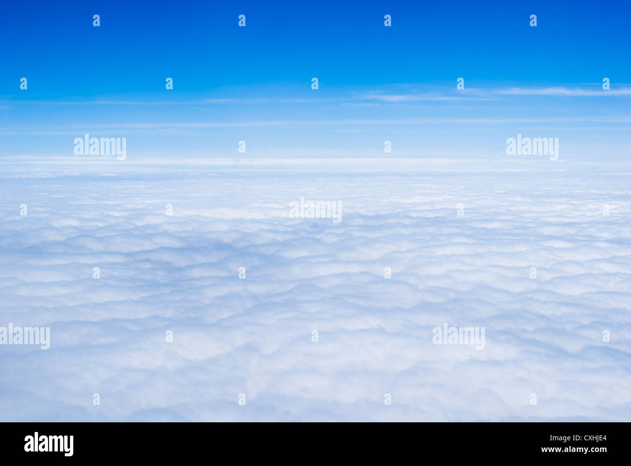 Sfondo con cielo nuvoloso Foto Stock