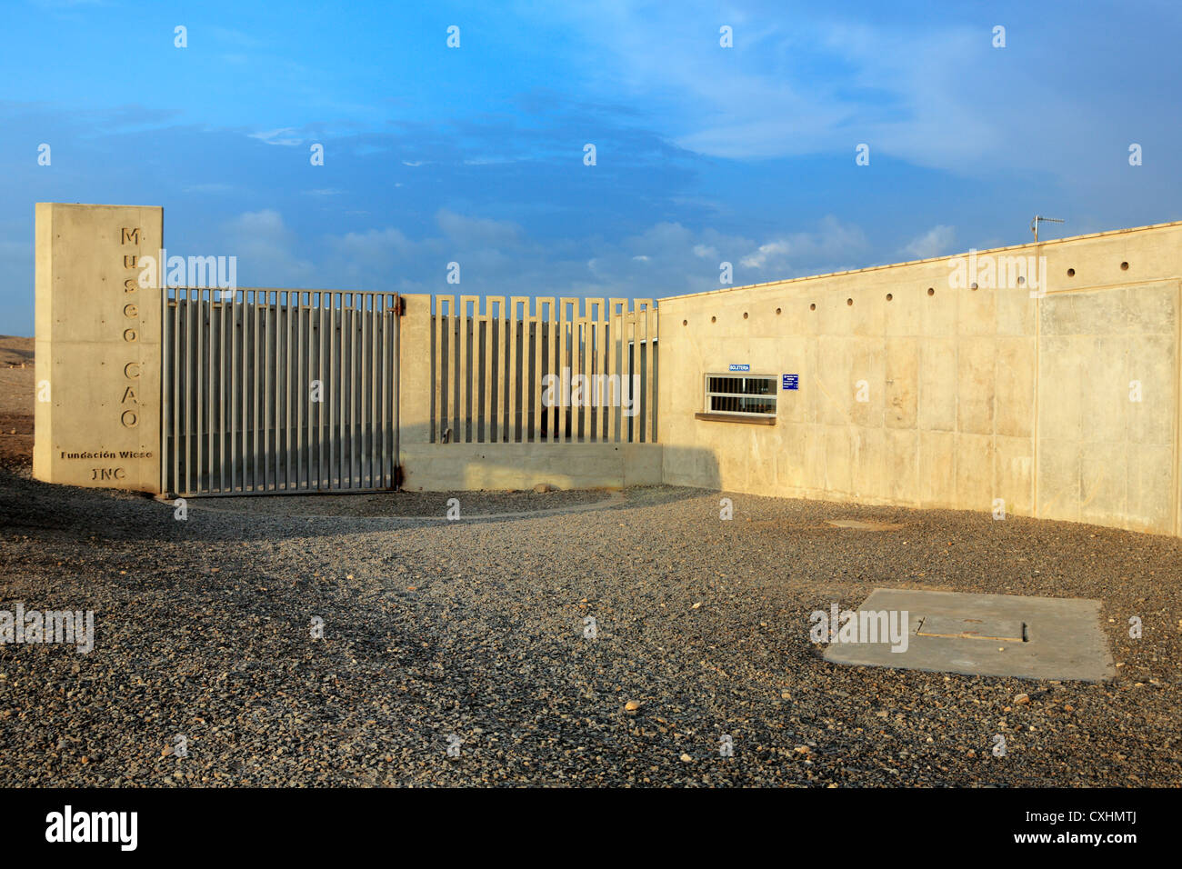 Museo in Cao Viejo, vicino a Magdalena Cao, La Libertad, Perù Foto Stock