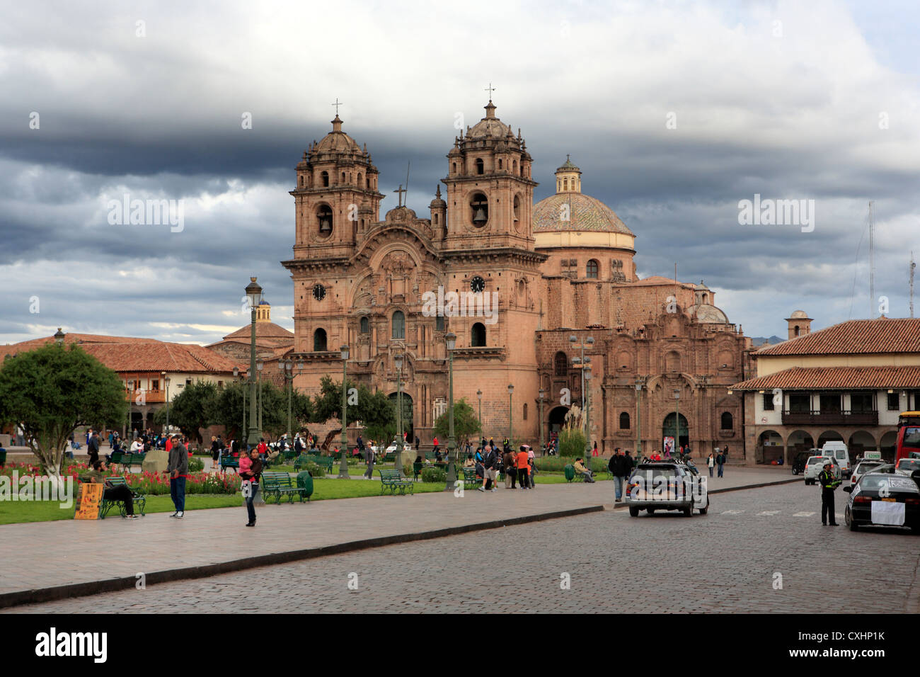 La Chiesa de La Compania de Jesus (1668), Cuzco, Perù Foto Stock