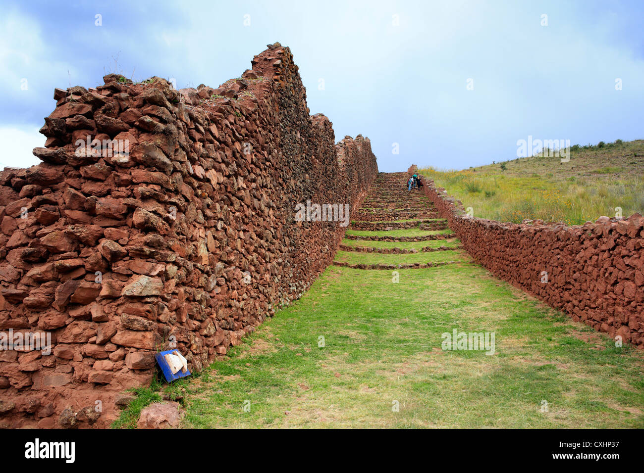 Piquillacta sito archeologico, Quispicanchi, Perù Foto Stock