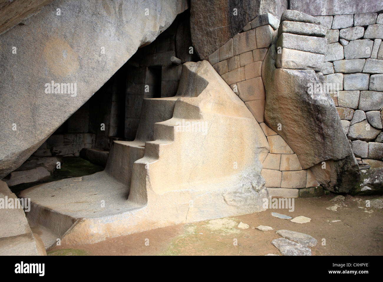 Machu Picchu sito archeologico, Cuzco, Perù Foto Stock