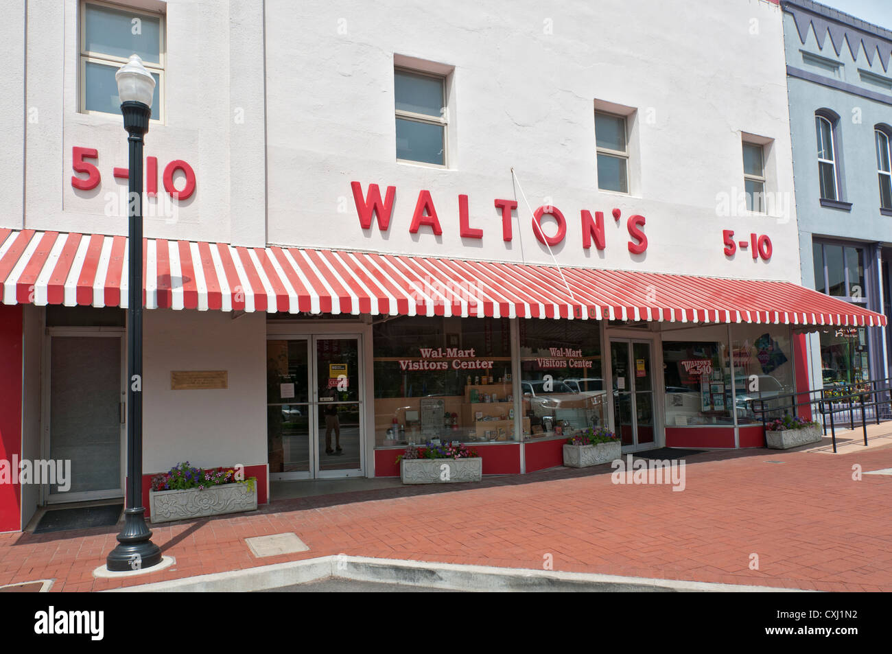 Arkansas Bentonville, Wal-Mart Visitor Center, situato a Sam di Walton varieity originale store. Foto Stock