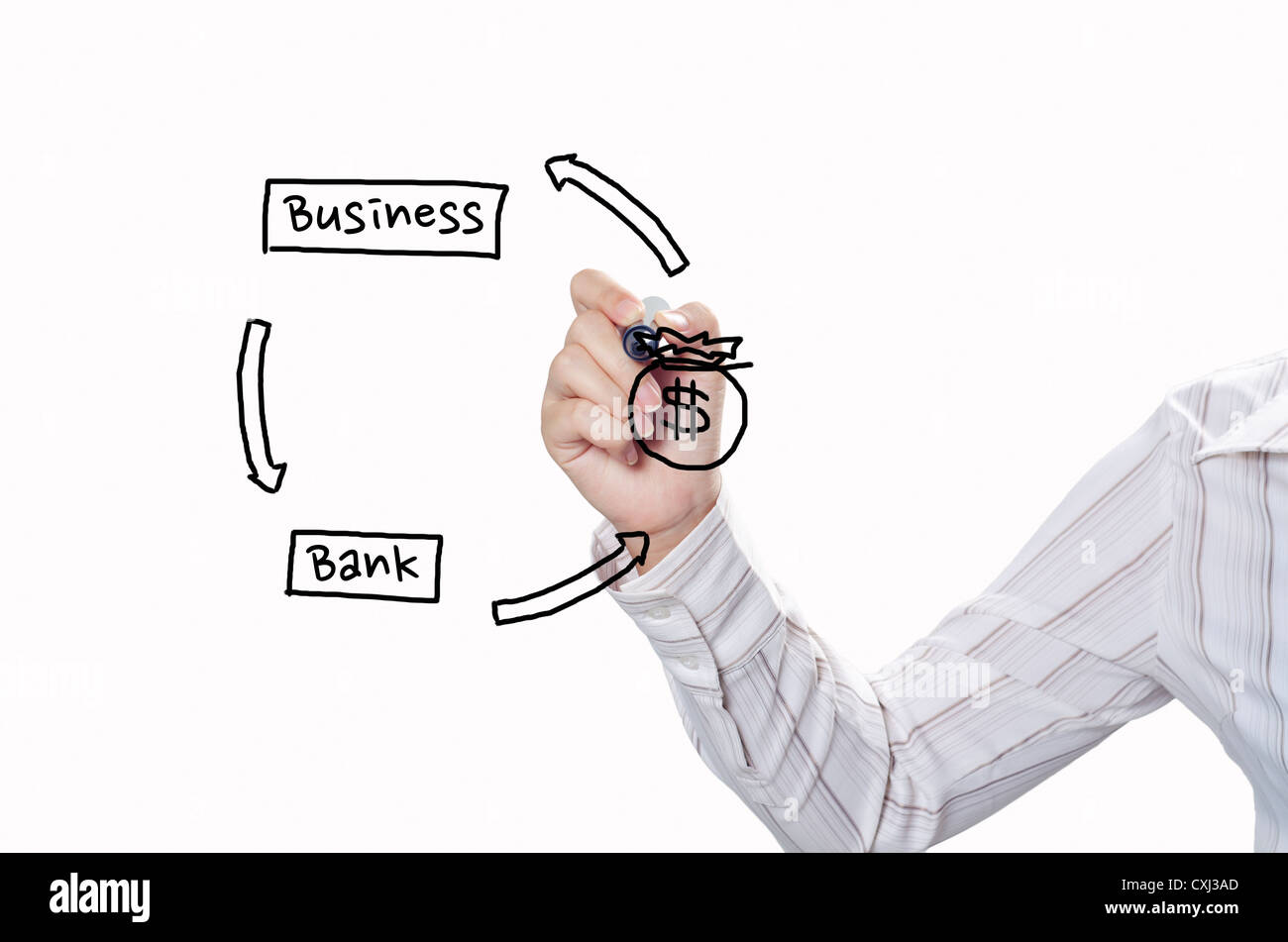 Riciclaggio di disegno Foto Stock