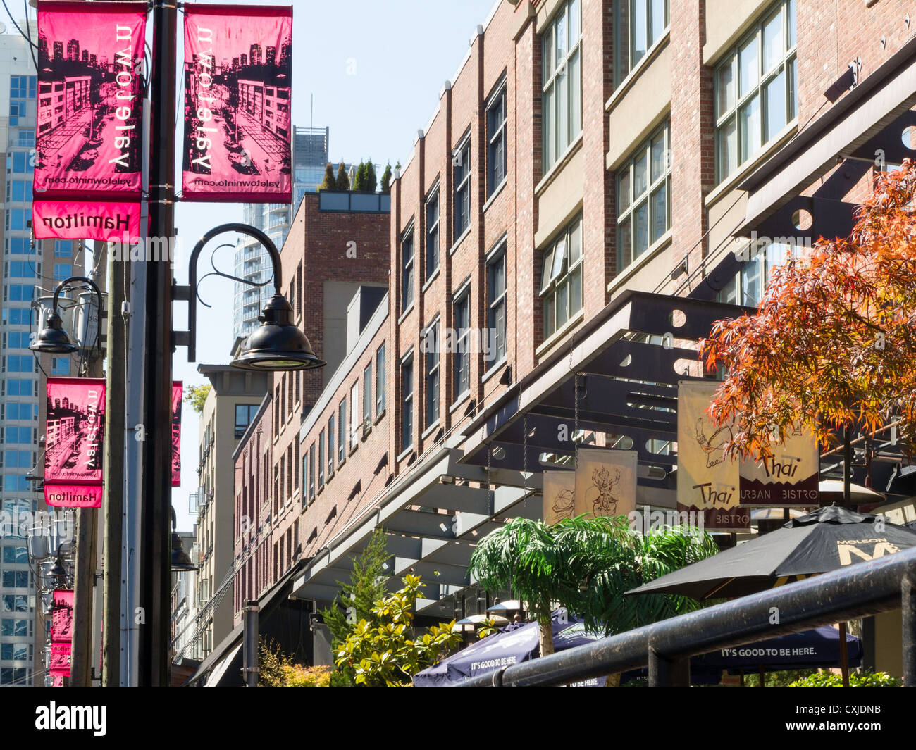Hamilton Street, Vancouver, Canada Foto Stock