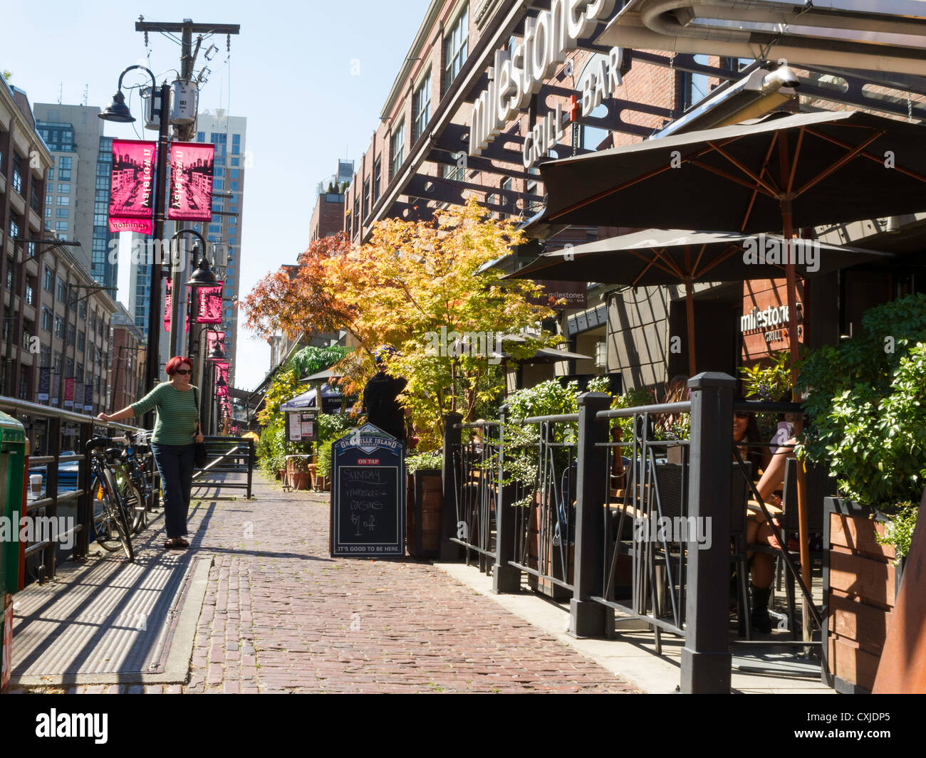 Hamilton Street, Vancouver, Canada Foto Stock