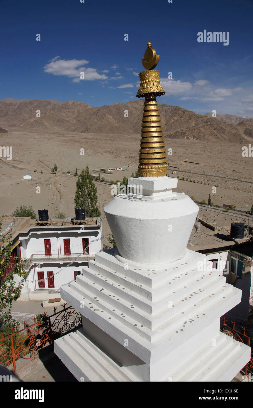 Chorten a thikse, manali-leh autostrada, Jammu e Kashmir India Foto Stock