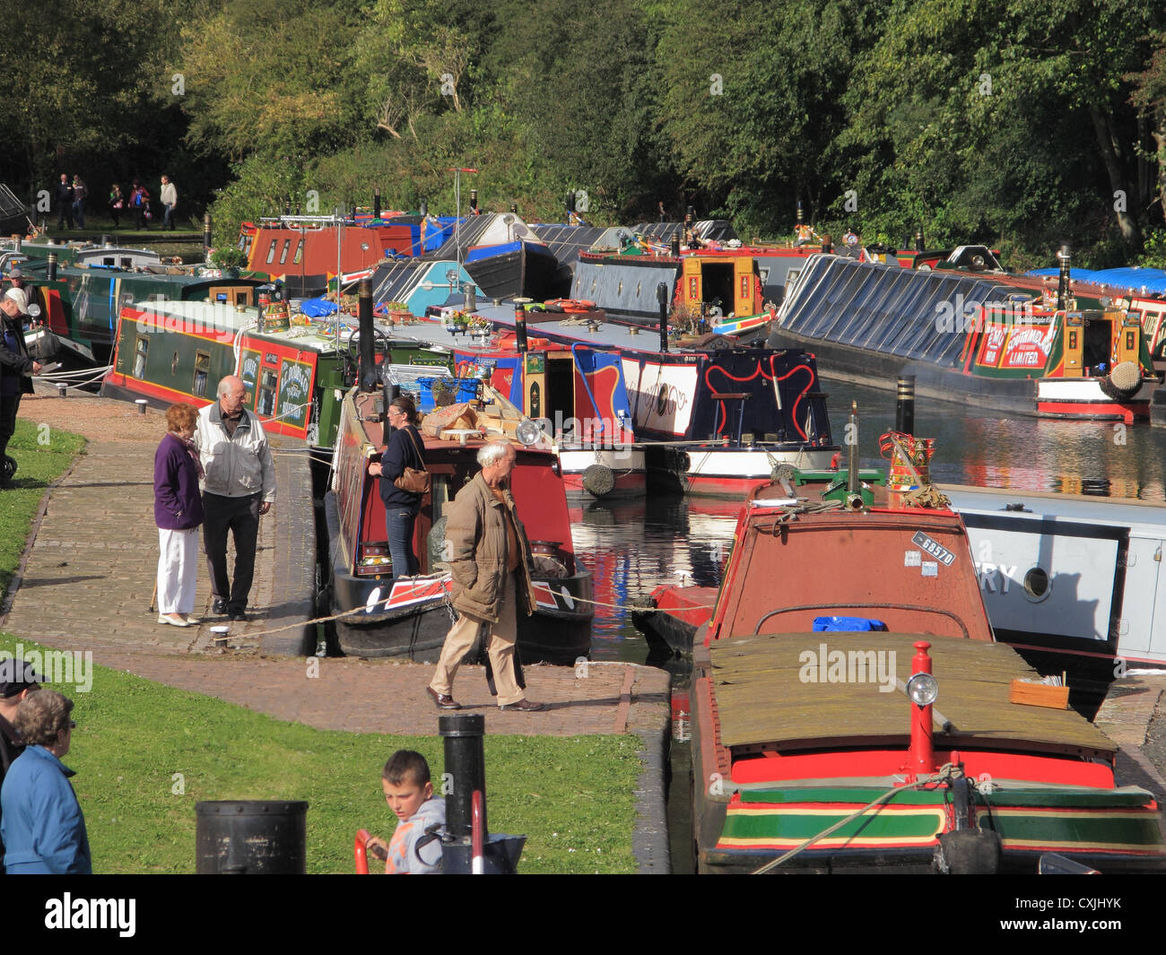 Parkhead Festival a Parkhead serrature, Dudley n. 1 Canal, Dudley, West Midlands, England, Regno Unito Foto Stock