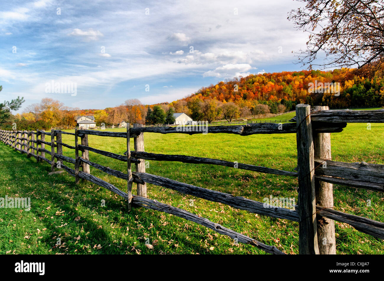 Autunno a colori in Hockley Valley, Ontario, Canada Foto Stock
