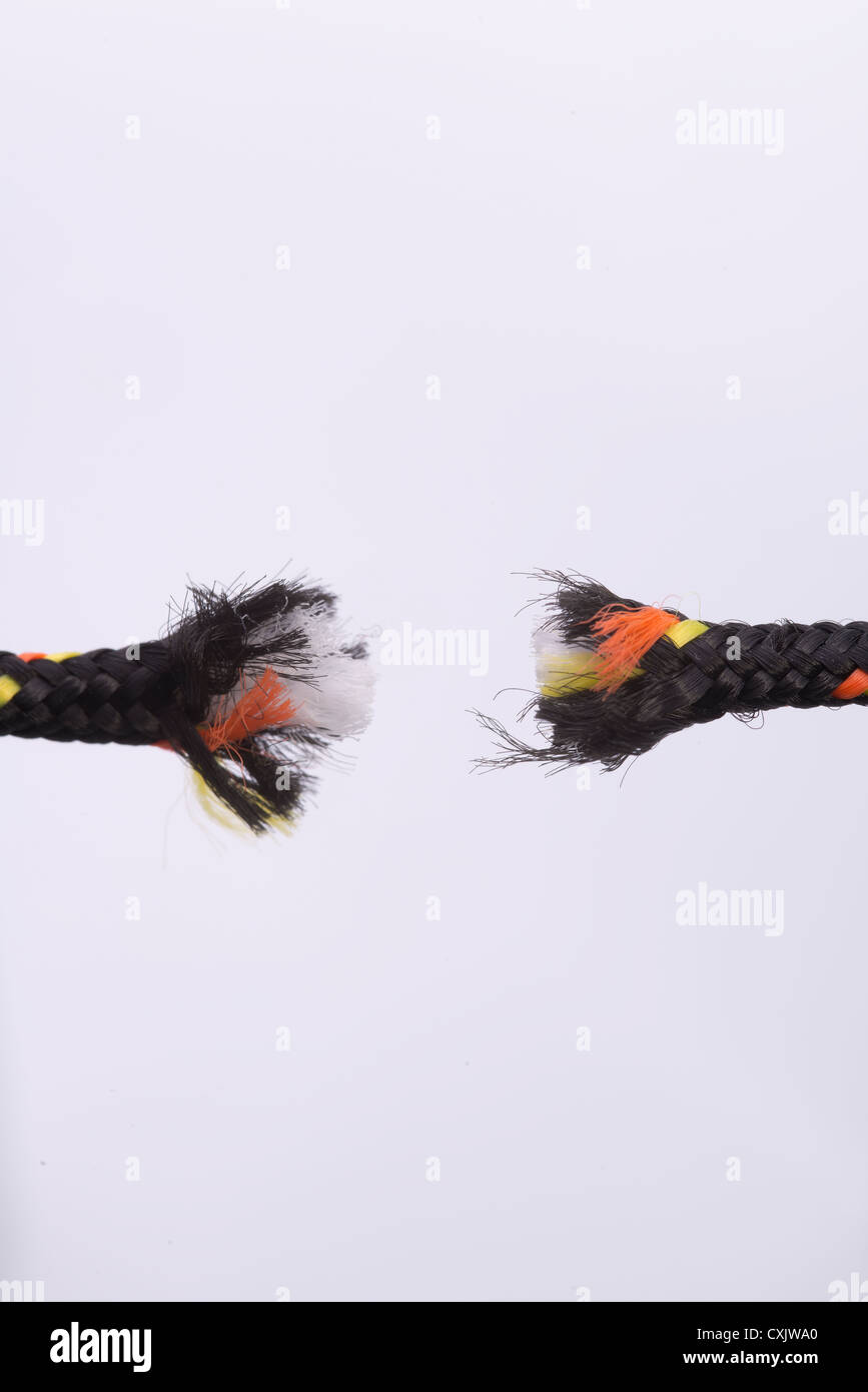 La corda breaked Foto Stock