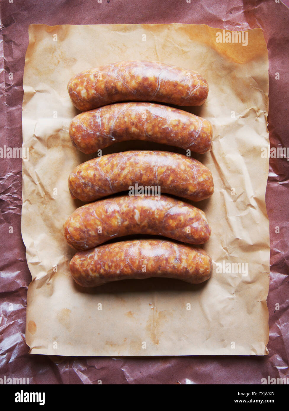 Materie salsicce italiane Foto Stock