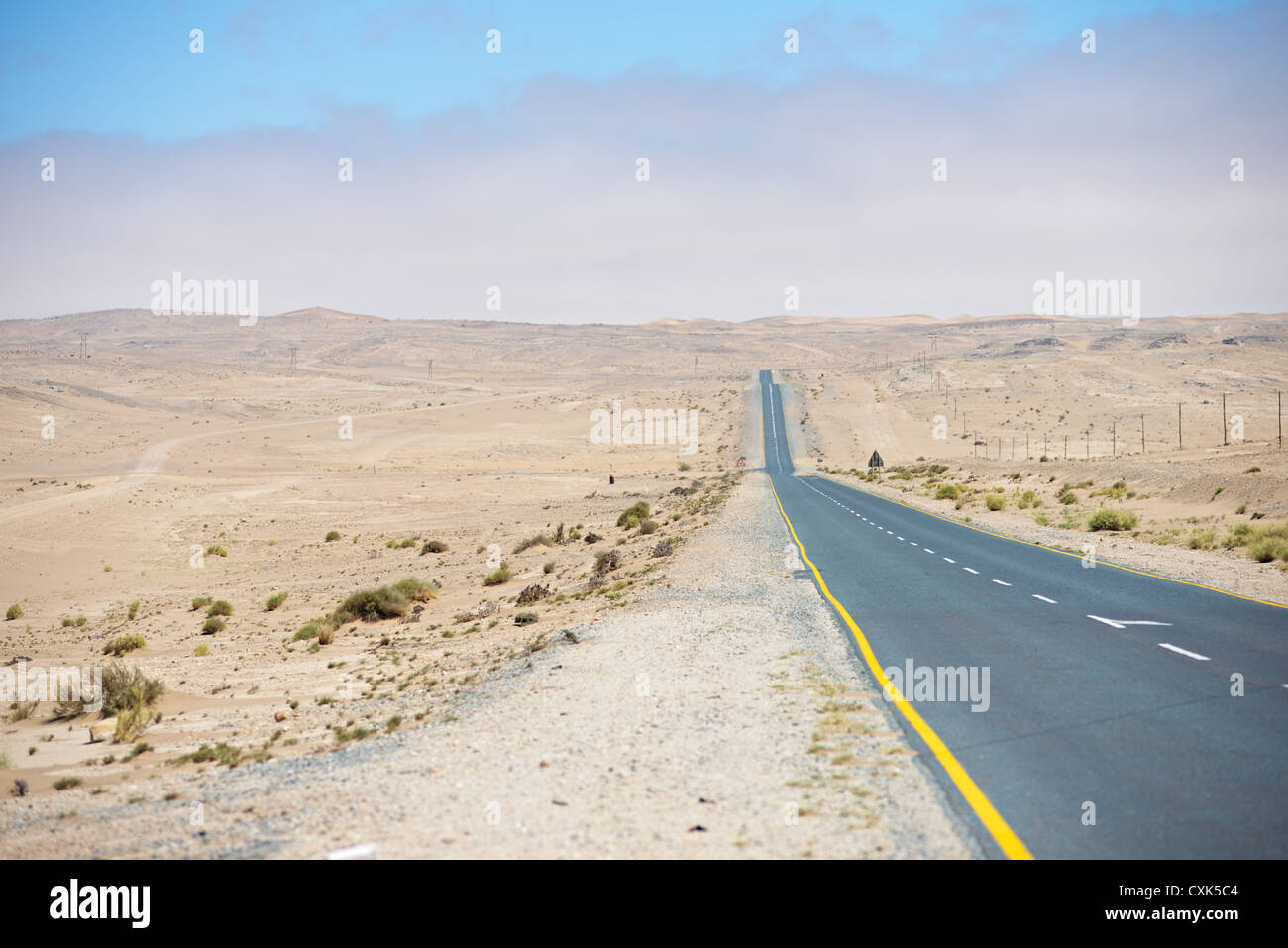 Namib strada per Luderitz Foto Stock